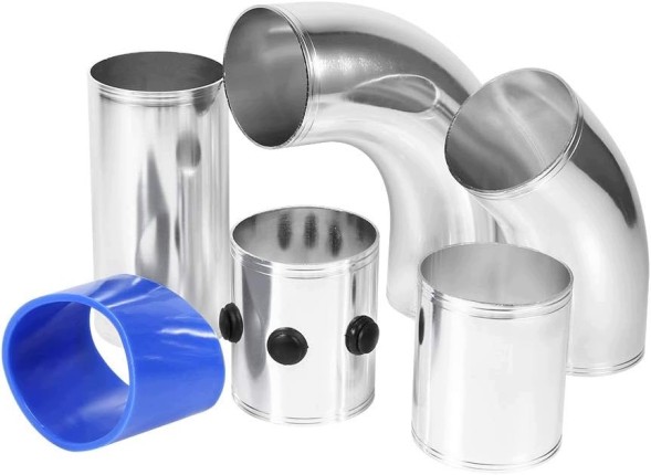 0AMS Sportowy filtr powietrza do samochodu, 76 mm, uniwersalna rura ssąca do samochodu, filtr powietrza, wąż montażowy, system wlotu powietrza, stop alumin СПОРТИВНИЙ ПОВІТРЯНИЙ ФІЛЬТР 76ММ УНІВЕРСАЛЬНИЙ КОМПЛЕКТ ВПУСКНИХ ТРУБОК