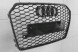 Китай AUDI A6 C7 GRILL ATRAPA CHŁODNICY PLASTER MIODU 14-18 PDC CZARNY POŁYSK Решітка радіатора Audi A6 C7 2014-2018 чорний глянець стільники