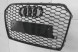 Китай AUDI A6 C7 GRILL ATRAPA CHŁODNICY PLASTER MIODU 14-18 PDC CZARNY POŁYSK Решітка радіатора Audi A6 C7 2014-2018 чорний глянець стільники