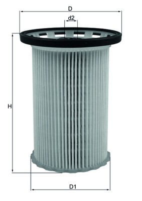 KX341 MAHLE ORIGINAL Фільтр палива