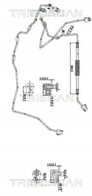 Triscan 9010 29017 Шнур кондиціонування повітря 9010 29017 triscan vw