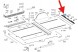 Mercedes-Benz OE НАКЛАДКА НА ПОРІГ БАГАЖНИКА MERCEDES SPRINTER W906 OEM/OE A90668600749E80