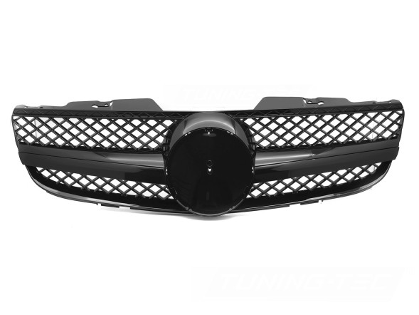 Tuning-Tec GRMEB6 ПЕРЕДНЯ РЕШІТКА СПОРТ ГЛЯНЦЕВА ЧОРНА для MERCEDES SL R230 06-08