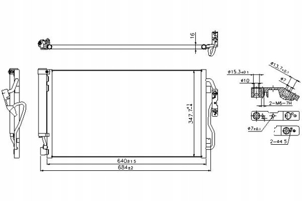 Nissens 940357/NIS Nissens охолоджувач кондиціонера (з осушувачем) bmw + помічник водія #28