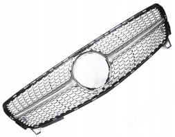 Tuning-Tec TTGRMEK4 РЕШІТКА РАДІАТОРА ДЛЯ MERCEDES W176 15-18 СРІБЛЯСТИЙ ХРОМ DIAMOND STYLE