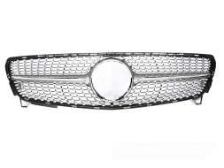 Tuning-Tec TTGRMEK4 РЕШІТКА РАДІАТОРА ДЛЯ MERCEDES W176 15-18 СРІБЛЯСТИЙ ХРОМ DIAMOND STYLE