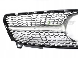 Tuning-Tec TTGRMEK4 РЕШІТКА РАДІАТОРА ДЛЯ MERCEDES W176 15-18 СРІБЛЯСТИЙ ХРОМ DIAMOND STYLE