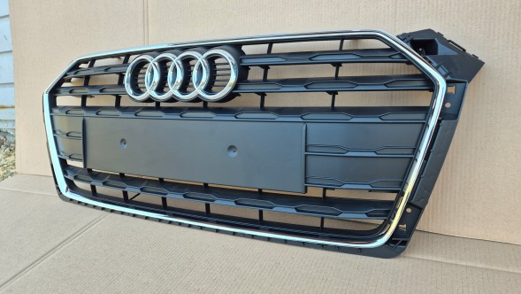 Audi OE GRILL AUDI A5 F5 8W6 PRZEDLIFT 2015-2019 CHROM RAMKA + CZARNY Решітка радіатора GRILL Audi A5 F5 8W6 15-19 ХРОМ OE 8W6853651 ОРИГ. НОВА !