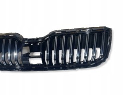 Skoda OE 3V0853653G 3V0853653K 3V0853653A 3V0853653 NOWY OTYGINALNY Przedni grill atrapa chłodnicy przednia kratka siatka srebrne chrom żebra czarna czarne ОРИГІНАЛЬНА SKODA SUPERB III 3 LIFT РЕШІТКА РАДІАТОРА ХРОМОВАНІ РЕБРА