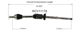 Китай NCV11176 ПРИВОДНИЙ ВАЛ ПЕРЕДНІЙ ПРАВИЙ FORD FLEX 2009-2014 AWD