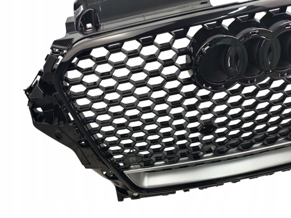 PA 8V5853651 PLASTER MIODU QS РЕШІТКА РАДІАТОРА AUDI A3 8V СТИЛЬ RS3 СОТОВА 2012 2013 2014 2015 2016