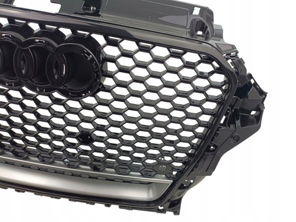 PA 8V5853651 PLASTER MIODU QS РЕШІТКА РАДІАТОРА AUDI A3 8V СТИЛЬ RS3 СОТОВА 2012 2013 2014 2015 2016