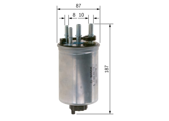 F026402113 BOSCH Фільтр паливний