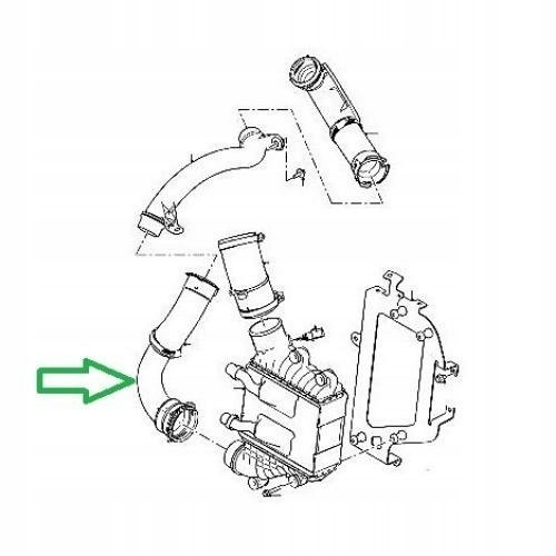 Land Rover заводська комплектація LR072142 LR108941 GJ326C715AB GJ32-6C715-AB Новий шнур трубки інтеркулера discovery sport 2.0 дизель lr108941