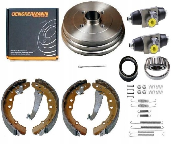 Denckermann A12997 Комплект гальмівних барабанів Denckermann для Audi 80 B4