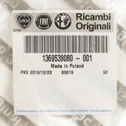 Fiat OE 1369539080 Fiat oe 1369539080 шнур еластичний, теплообмінник - опалення