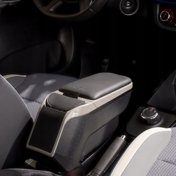 Rati V00947 Підлокітник для kia rio, 2017-2024; kia stonic, 2017- , arm2 grey-titan