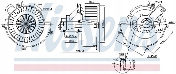 Nissens 87624 Повітродувка - nissens 87624