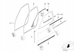 BMW OE Ущільнювач дверей BMW OE 51219069322