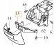Volvo OE 32204705 VOLVO V90CC Панель рефлектор середній тунель 220V USB 3