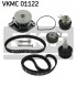 SKF VKMC 01122 Комплект грм (ремінь + натягувач + помпа) seat altea, altea xl, ibiza