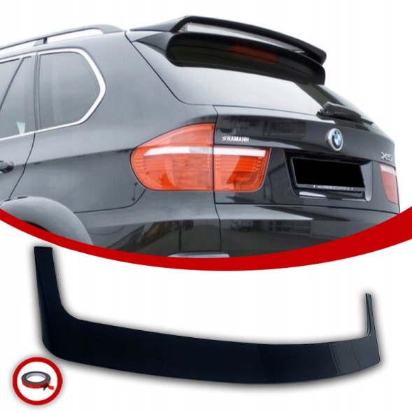 Китай BMW X5 E70 LOTKA SPOILER DOKŁADKA TYLNA 2006-2013 CZARNY POŁYSK BMW X5 E70 ЛЬОТОК СПОЙЛЕР НАКЛАДКА ЗАДНЯ 2006-2013 ЧОРНИЙ ГЛЯНЕЦЬ