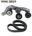 SKF VKMA 38069 Комплект клинового ременя багаторівковий vkma 38069