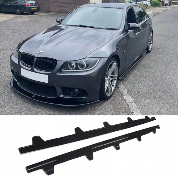 Китай 524045782 Накладки на пороги BMW E90 E91 CARBON