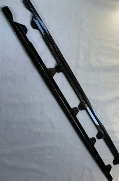 Китай 524045782 Накладки на пороги BMW E90 E91 CARBON