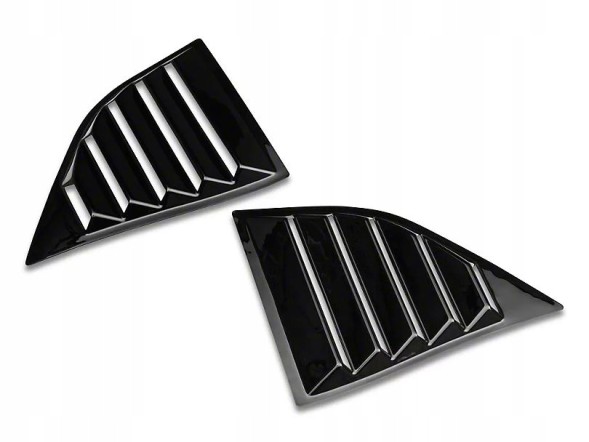 Китай 000-CHALL-QWLGB Жалюзі / Накладки на Вікна - Чорний Глянець DODGE CHALLENGER 2008-2023