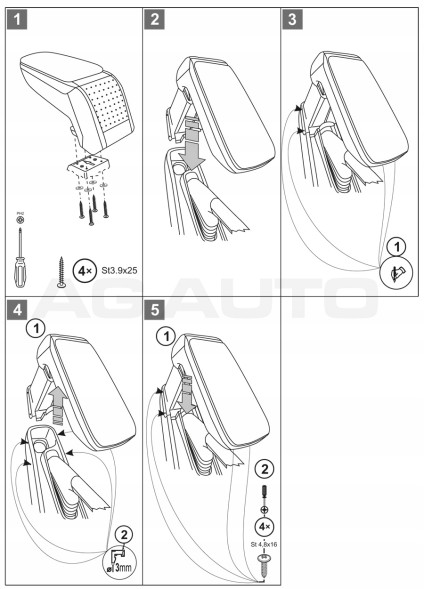 Armster Підлокітник Rati V00615
