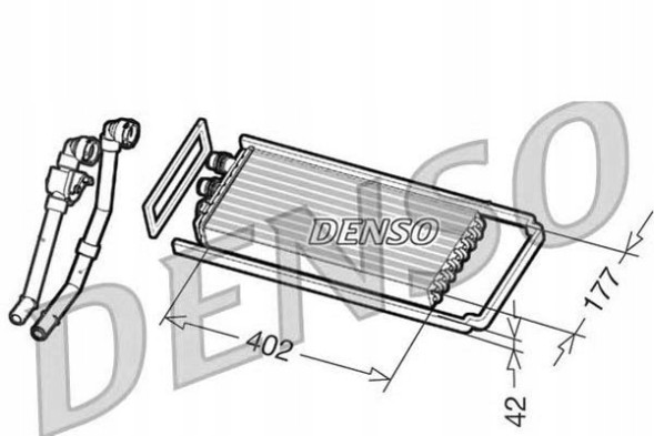 Denso DRR12101 Denso drr12101 теплообмінник, опалення салону iveco stralis