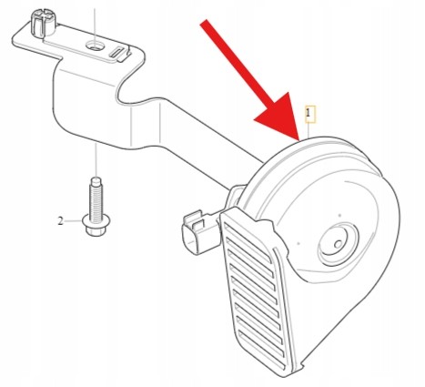 Volvo OE Volvo 32285908 ГУДОК VOLVO XC40 EC40 2025- OE 32285908