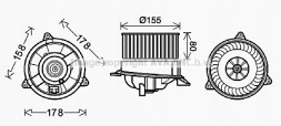 AVA Quality cooling FD8495 Внутрішній вентилятор