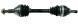 GSP 244020 Карданний вал fiat croma 1.8 2005 - opel signum 1.8 vectra c 1.6 1.8 лівий