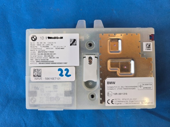 BMW OE MODUŁ TELEMATIC ATM (22) BMW G20 G26 G30 G05 G06 G12 U06 U11 5B616E7 5B418F3 NOWY ! quali21022026 МОДУЛЬ ТЕЛЕМАТИКИ ATM (22) BMW G20 G26 G30 G05 G12 U06 U11 5B616E7 5B418F3