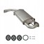 CHINA ZEST.14.086 Кінцевий глушник mazda mx-5 ii (nb) 1.6 16в 1.8 16в