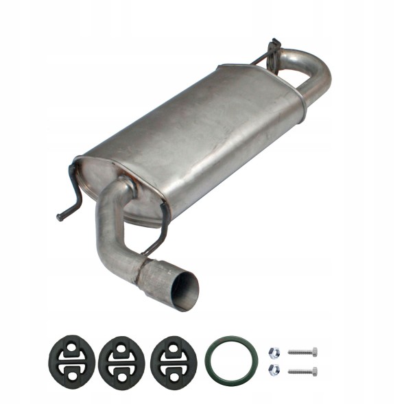 CHINA ZEST.14.086 Кінцевий глушник mazda mx-5 ii (nb) 1.6 16в 1.8 16в