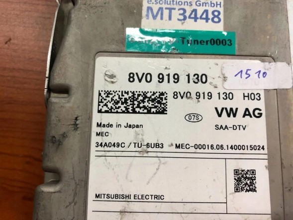 Audi OE AUDI A3 8V Модуль TV-тюнера DVB-T 8V0919130