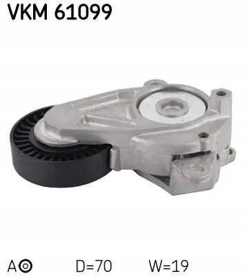 SKF VKM 61099 Натяжний ролик клинового ременя vkm 61099 skf