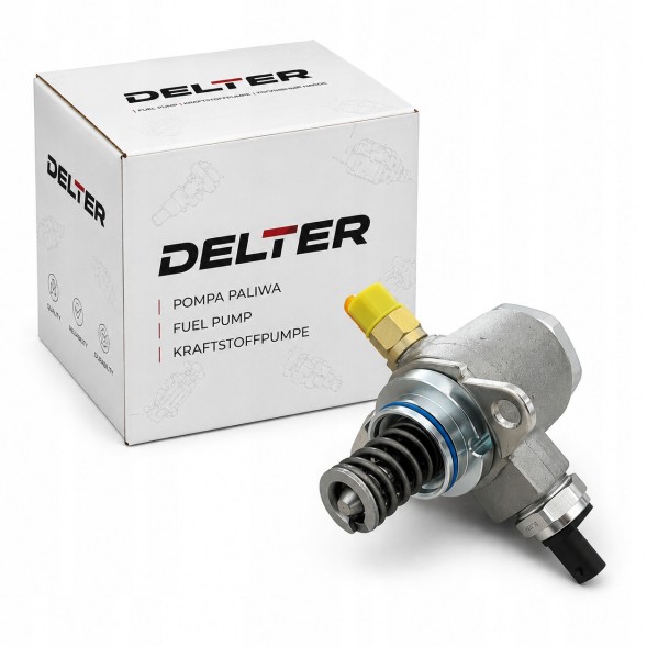 DEL03C127026J DELTER Паливний насос високого тиску VW SKODA Seat Audi 1.2 1.4 TFSI