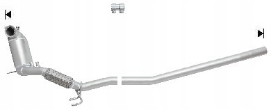 Китай 699-6672 Сажовий фільтр DPF SEAT ALTEA 1.9 ; 2.0 TDI | 2007-2010 роки