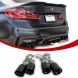 100 BMW G30 G31 KOŃCÓWKI WYDECHU RURY PODWÓJNE LAKIEROWANE CZARNY POŁYSK Bmw g30 g31 наконечники вихлопу труби подвійні лаковані чорний глянець