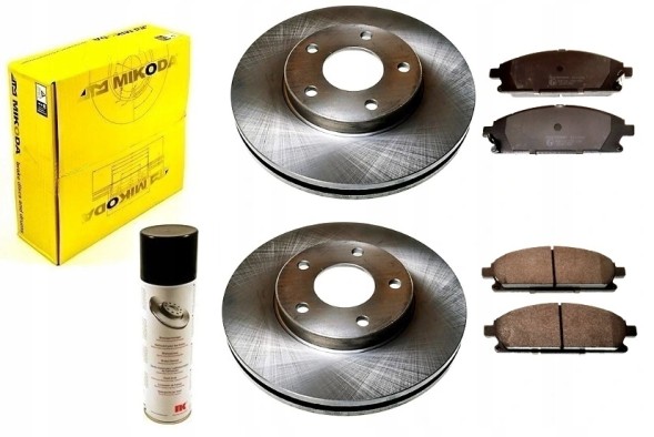 ATM Mikoda ALL2282 Диски колодки NISSAN X-TRAIL T30 2001-2007 ПЕРЕДНИЙ КОМПЛЕКТ