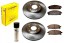 ATM Mikoda ALL2282 Диски колодки NISSAN X-TRAIL T30 2001-2007 ПЕРЕДНИЙ КОМПЛЕКТ