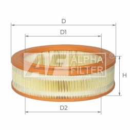 ALPHA0105 ALPHA FILTER Фільтр забору повітря