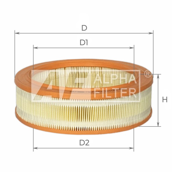 ALPHA0105 ALPHA FILTER Фільтр забору повітря