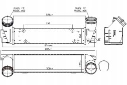 Nissens 96337 Інтеркулер bmw x1 e84 z4 e89 1.6 2.0 03/11-08/16 nissens