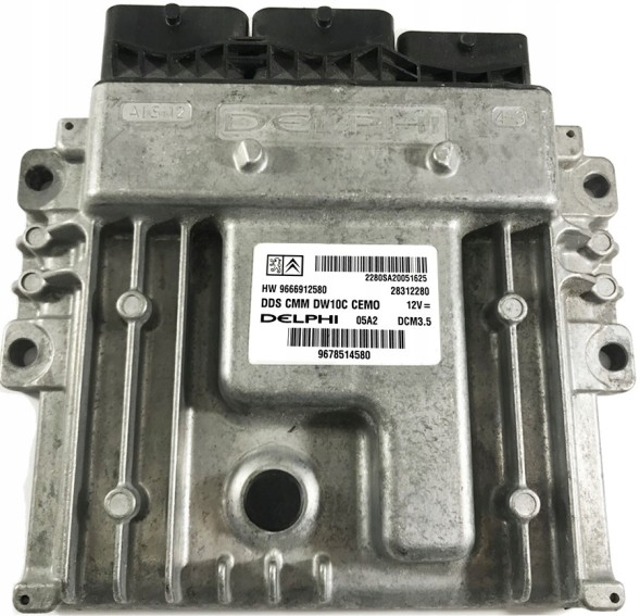 Delphi КОМП'ЮТЕР ECU PEUGEOT 9666912580 9678514580 28312280 + PIN
