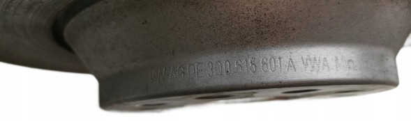 Volkswagen OE 3Q0615601A, DWP535461OE Гальмівні диски задні VW Golf VII 3Q0615601A